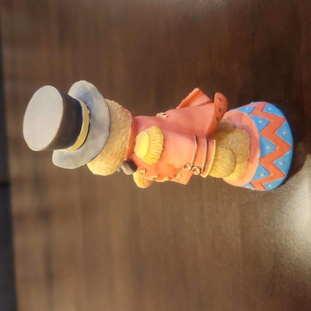Cherished Teddies Enesco Figurine Bruno "Step Right Up And Smile" 1995, Orig Box - Picture 3 of 6